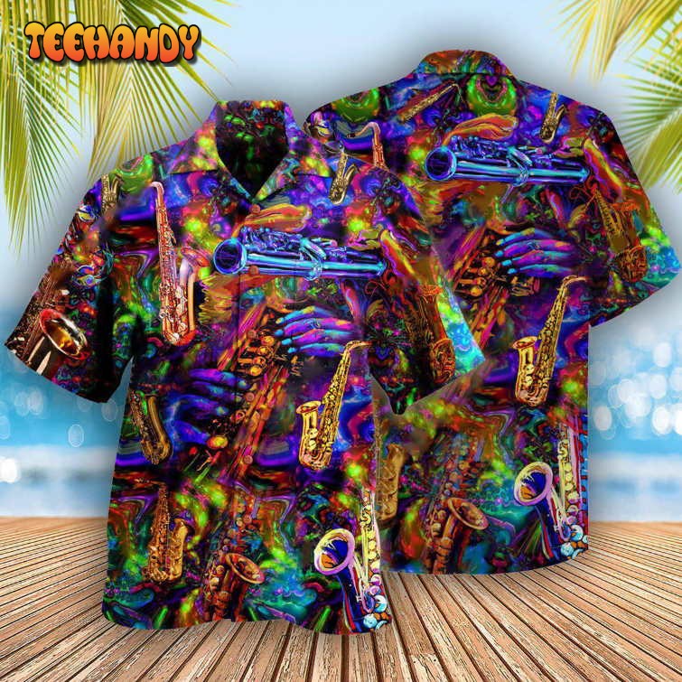 Saxophone Music Im Saxy And I Know It Saxophonist Hawaiian Shirt