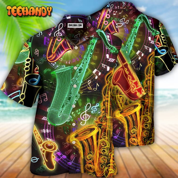 Saxophone Music Love Life Hobby Style Hawaiian Shirt