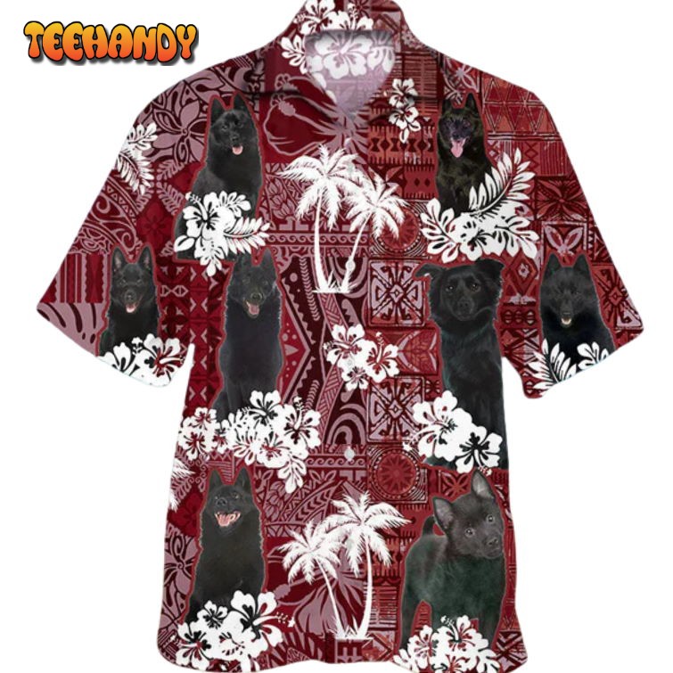 Schipperke Hawaiian Shirt, Cute Hawaii Shirt Short Sleeve