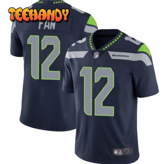 Seattle Seahawks 12th Fan Navy Limited Jersey