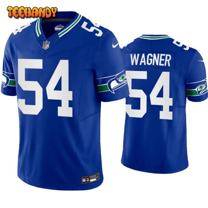 Seattle Seahawks Bobby Wagner Royal Throwback Limited Jersey