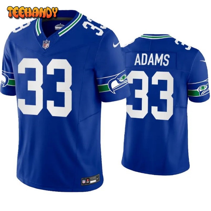 Seattle Seahawks Jamal Adams Royal Throwback Limited Jersey