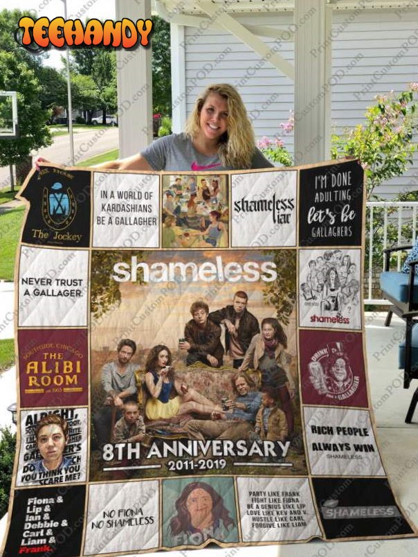 Shameless 3D Customized Quilt Blanket