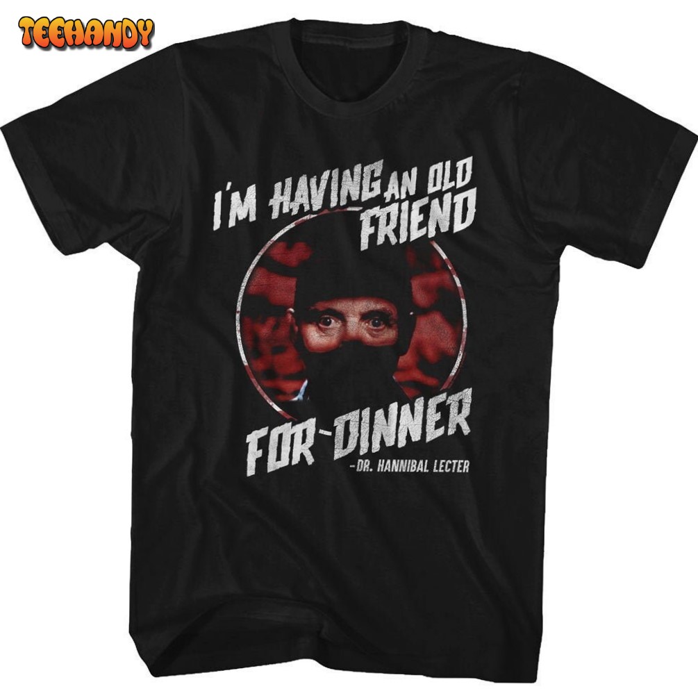 Silence of The Lambs I’m Having an Old Friend for Dinner Black Shirts