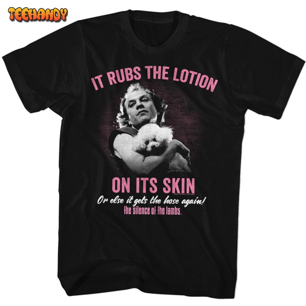 Silence of The Lambs It Rubs the Lotion on It’s Skin Black Shirts