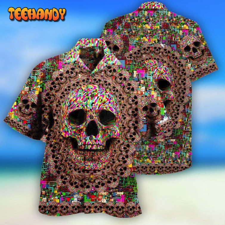 Skull Amazing Smiling Hawaiian Shirt