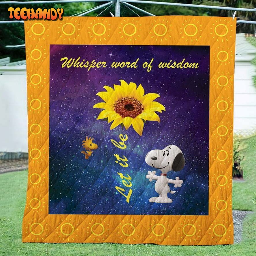 Snoopy 3D Customize Quilt Blanket