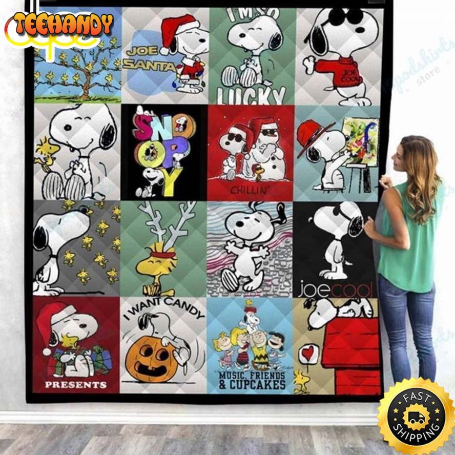 Snoopy Christmas Snoopy Lover Cartoon Snoopy Blanket Christmas