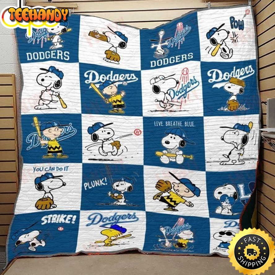 Snoopy In Love With Dodgers The Peanuts Movie Snoopy Dog Blanket