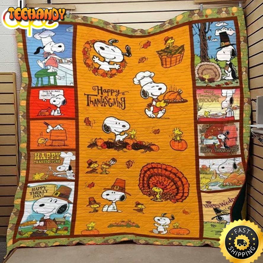 Snoopy Prepares For Thanksgiving The Peanuts Movie Snoopy Dog Blanket