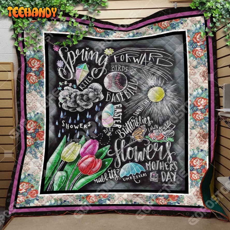 Spring Decor Like 3D Customized Quilt Blanket