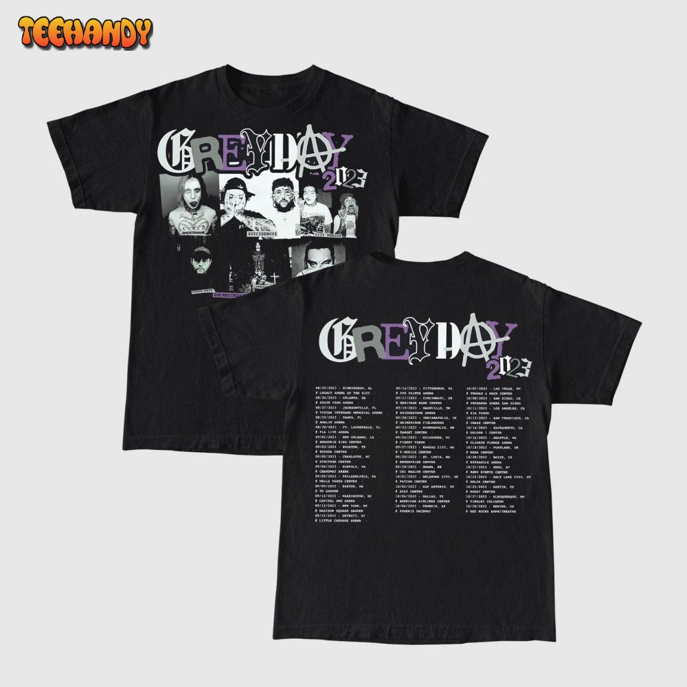 Suicideboy 2023 Tour Shirt Suicideboy Grey Day 2023 Tour Shirt