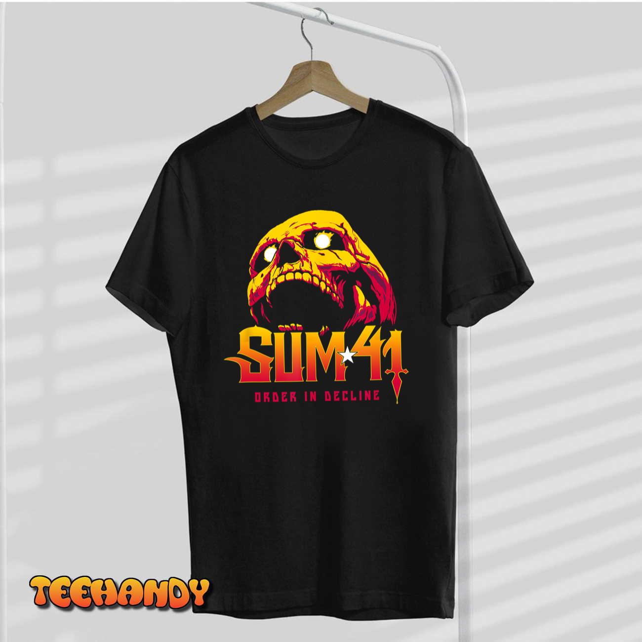 Sum 41 Order In Decline Skull T-Shirt