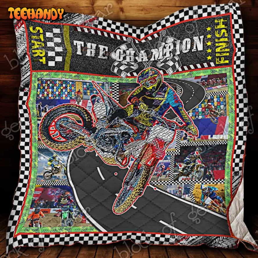 Supercross My Love, My Passion 3D Quilt Blanket