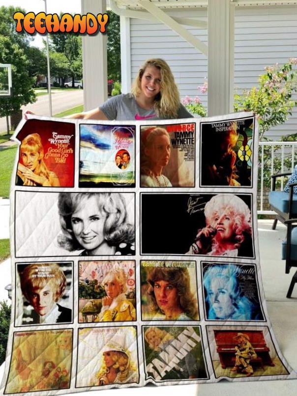 Tammy Wynette 3D Customized Quilt Blanket