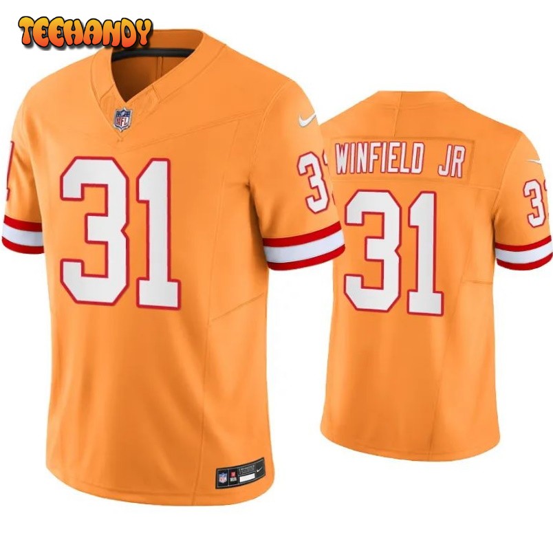 Tampa Bay Buccaneers Antoine Winfield Jr. Orange Throwback Limited Jersey