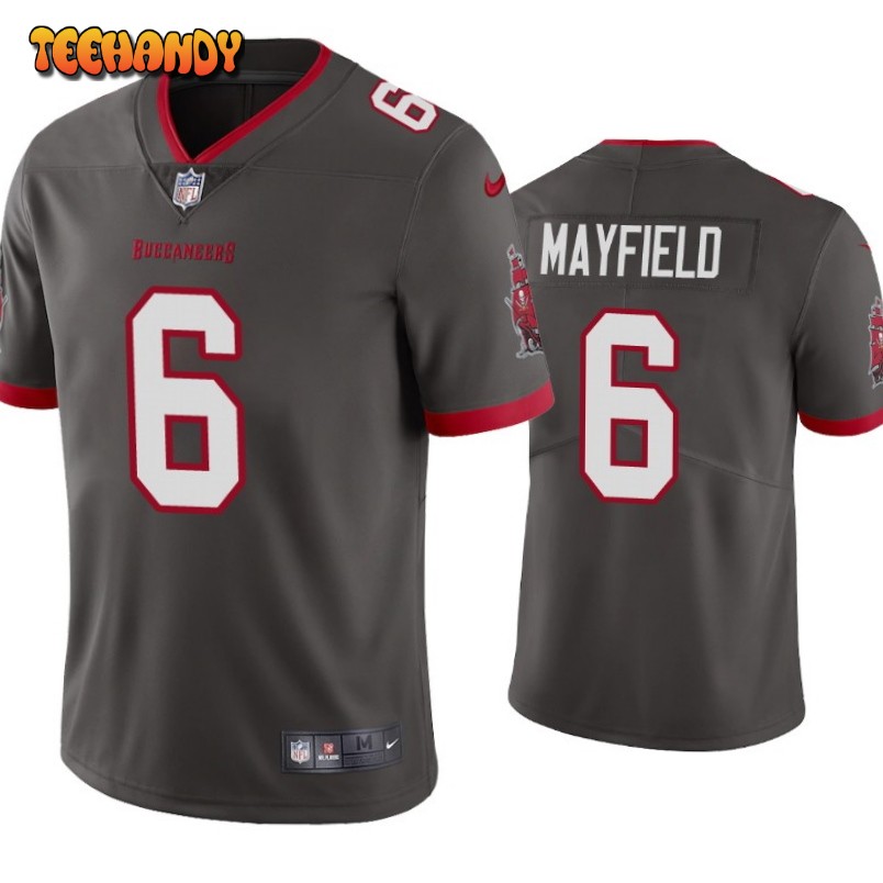 Tampa Bay Buccaneers Baker Mayfield Pewter Limited Jersey