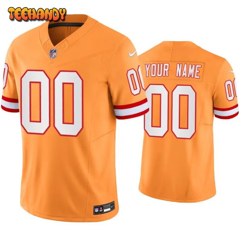 Tampa Bay Buccaneers Custom Orange Throwback Limited Jersey