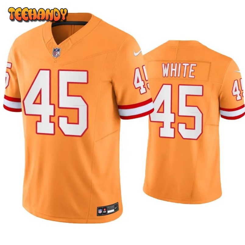 Nike Men's Tampa Bay Buccaneers Devin White #45 Alternate Game Jersey - Orange - M Each