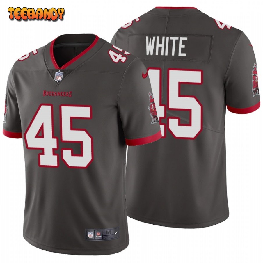 Tampa Bay Buccaneers Devin White Pewter Limited Jersey