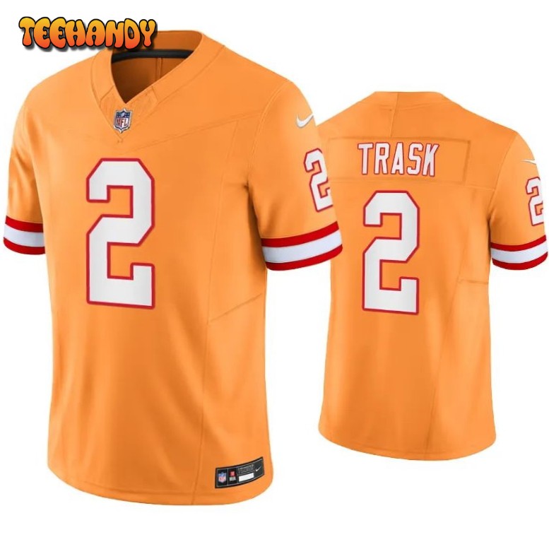 Tampa Bay Buccaneers Kyle Trask Orange Throwback Limited Jersey