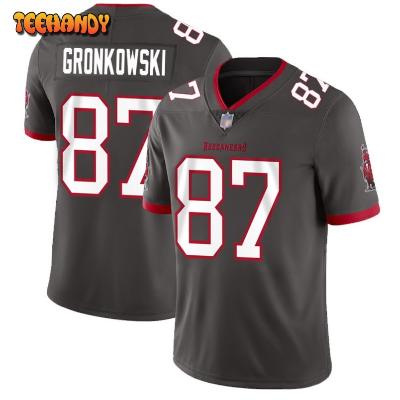 Tampa Bay Buccaneers Rob Gronkowski Pewter Limited Jersey