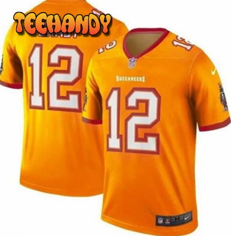 Tampa Bay Buccaneers Tom Brady Orange Limited Jersey