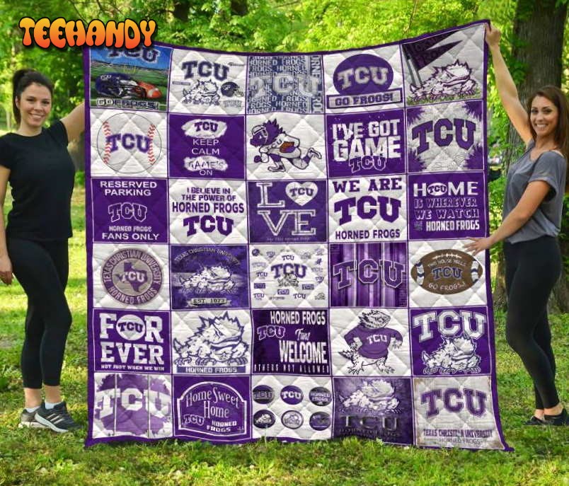 Texas Christian University 3D Customized Quilt Blanket