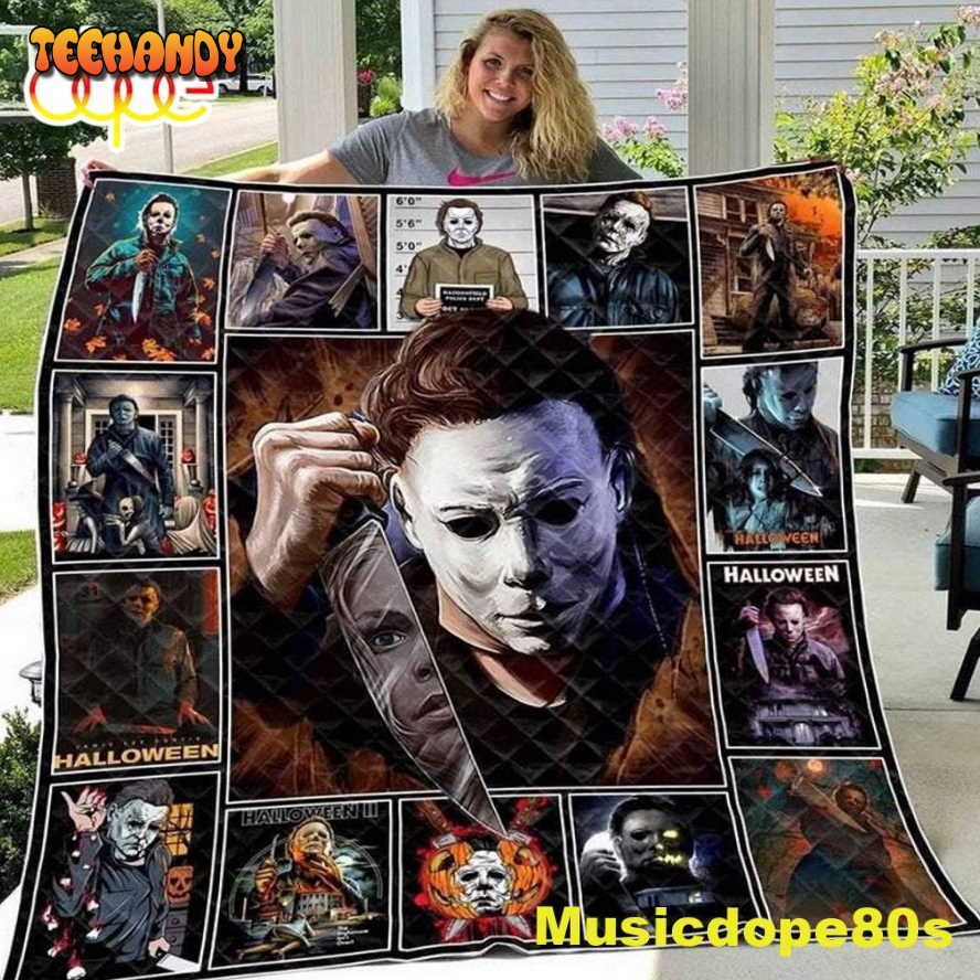 The Curse Of Michael Myers Halloween Horror Movie Blanket Quilt