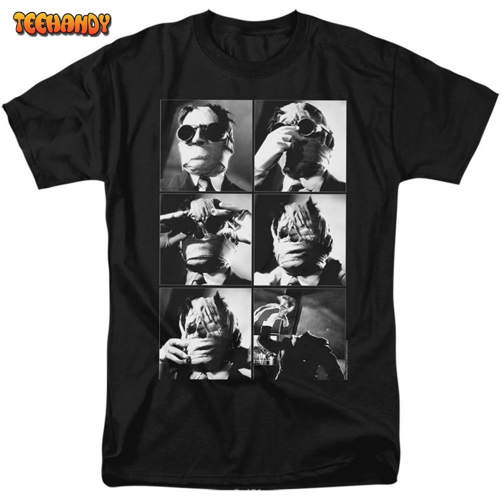 The Invisible Man Bandage Mask Black Shirts