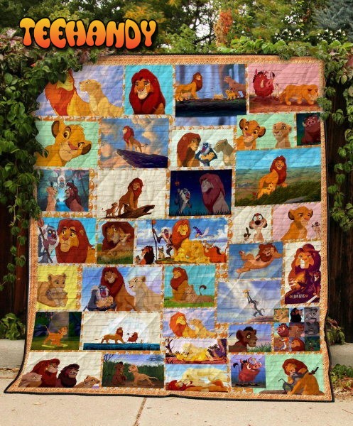 The Lion King Fabric 3D Customized Quilt Blanket