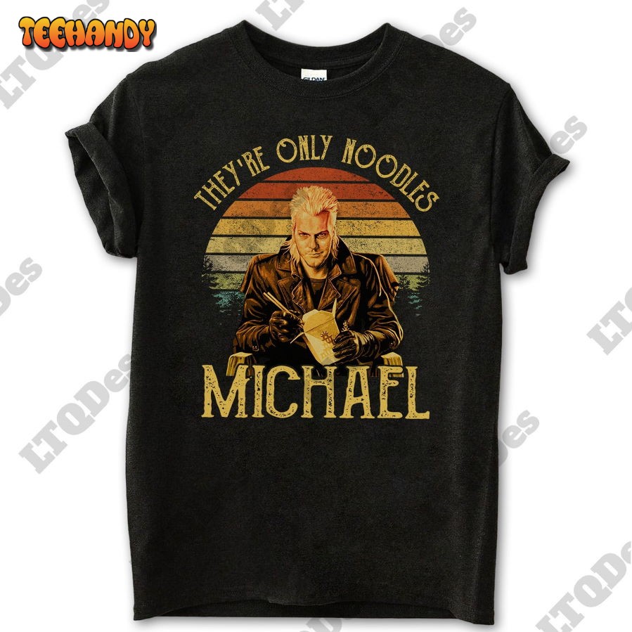 The Lost Boys Shirt, Kiefer Sutherland They’re Only Noodles Michael Vintage T-Shirt