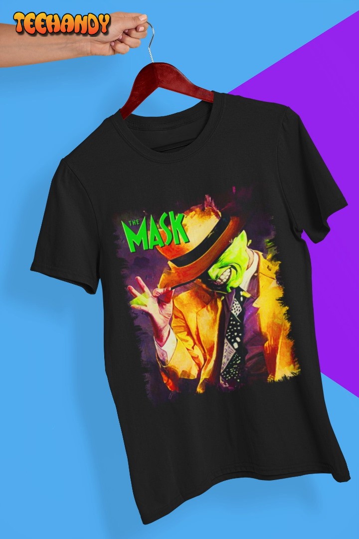 The Mask Movie Poster T Shirt, 90s Movie Nostalgia Shirt