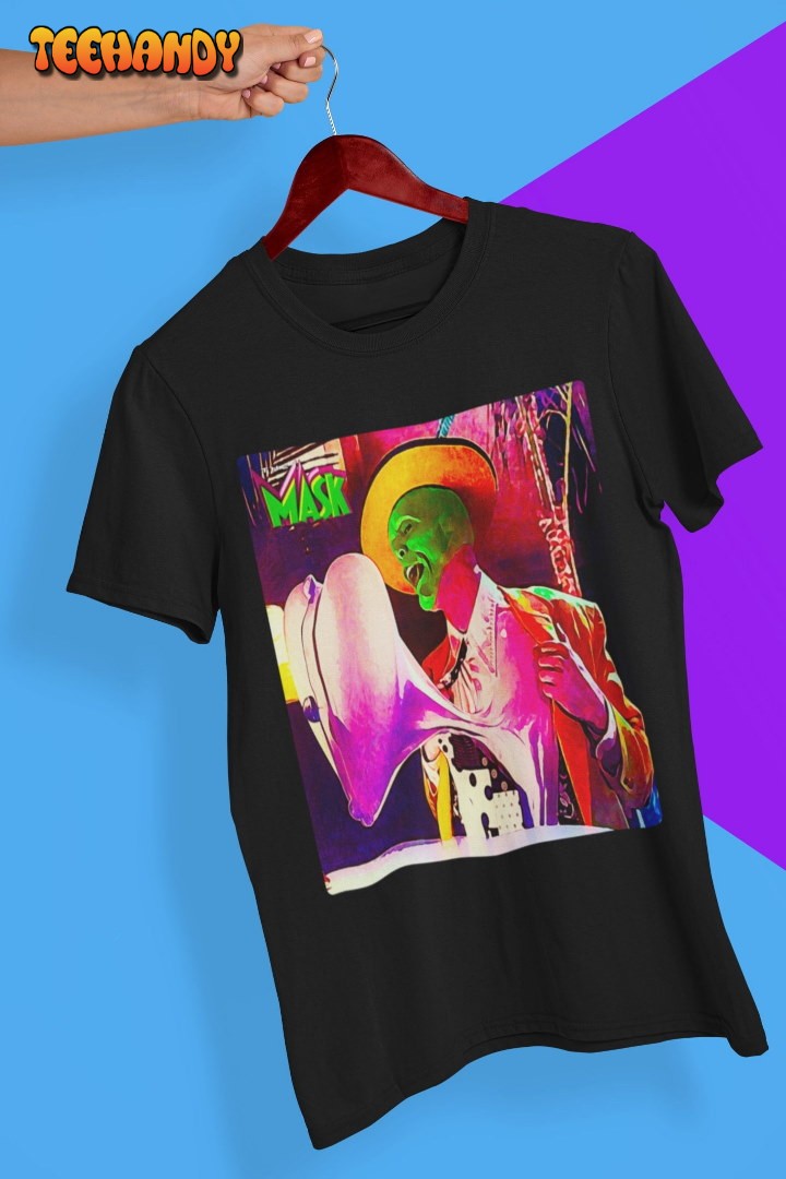 The Mask T-Shirt, The Mask Movie Poster T Shirt, 90s Movie Nostalgia Shirt