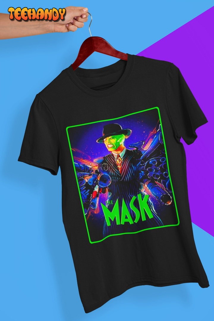 The Mask T-Shirt, The Mask Movie Poster T Shirt, 90s Movie Nostalgia Shirt V2