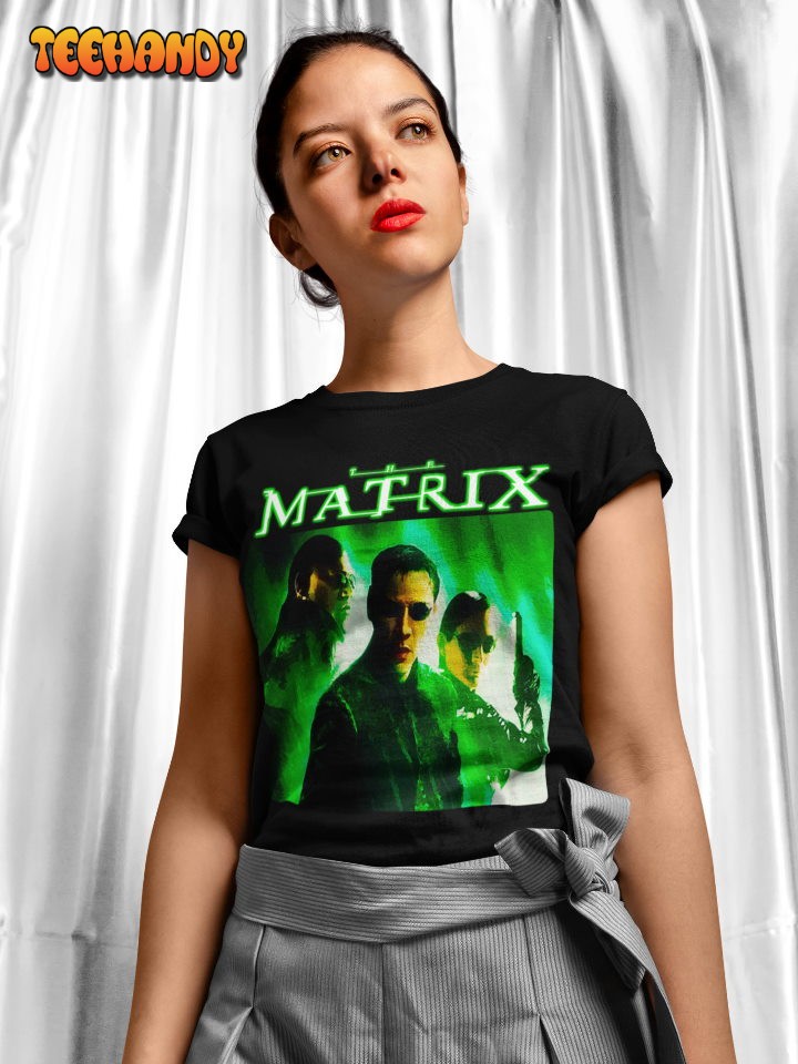 The Matrix Soft T-Shirt, The Matrix Movie Poster T Shirt, 90s Movie Nostalgia Gift