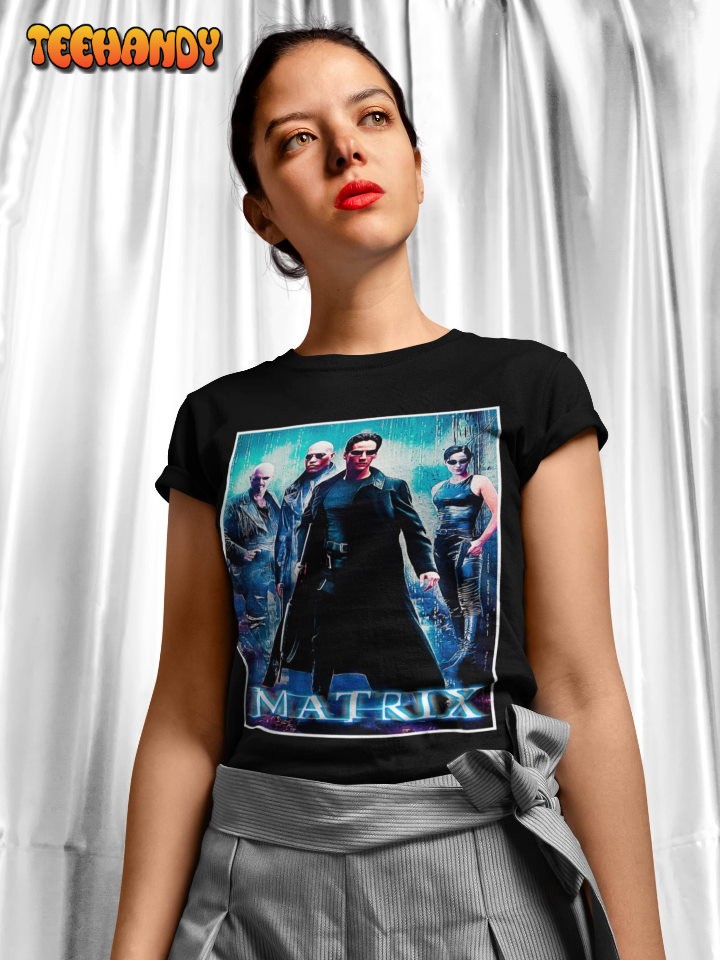 The Matrix Soft T-Shirt, The Matrix Movie Poster T Shirt, 90s Movie Shirt