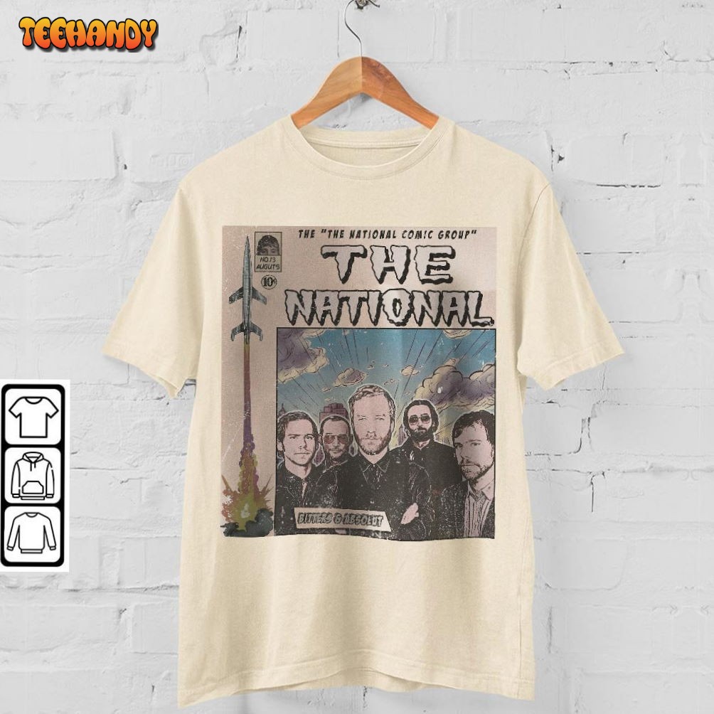 The National Comic 90S Vintage Book Art The National Tour T Shirt