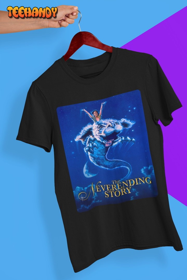 The Neverending Story Poster Style Soft T Shirt, Vintage Neverending Story T-Shirt