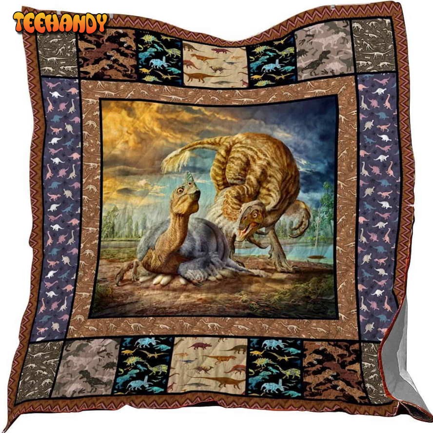 The Newest Species Of Dinosaur Washable 3D Customized Quilt Blanket