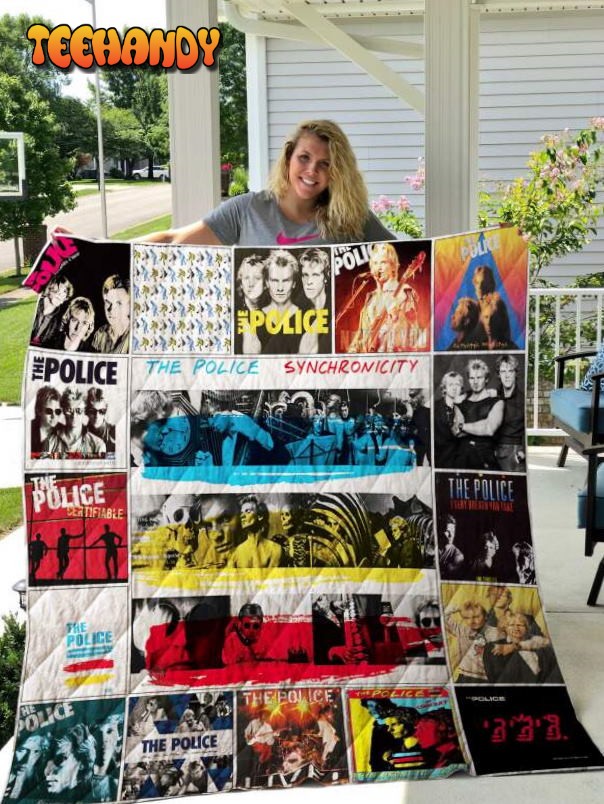 The Police 3D Customized Quilt Blanket