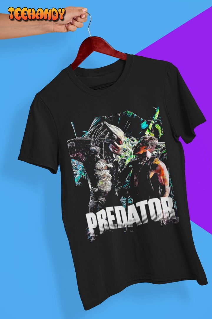 The Predator Soft  Predator Movie Poster Shirt, 80s Movie Nostalgia Fan T Shirt