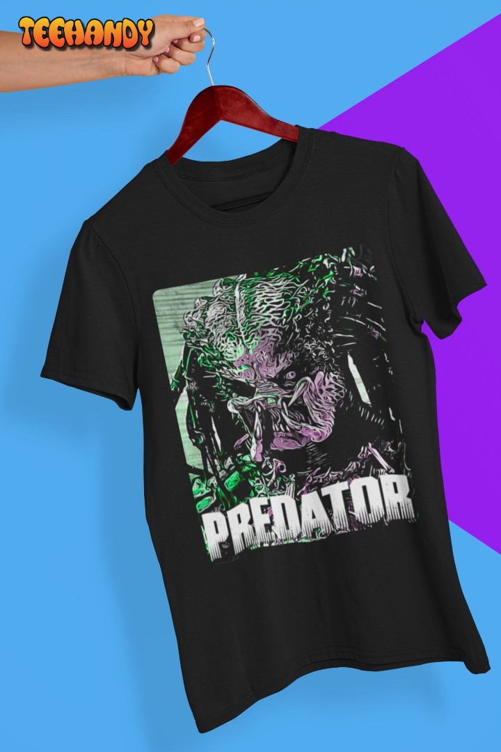 The Predator Soft T-Shirt, Predator Movie Poster Shirt, 80’s Movie Fan T Shirt