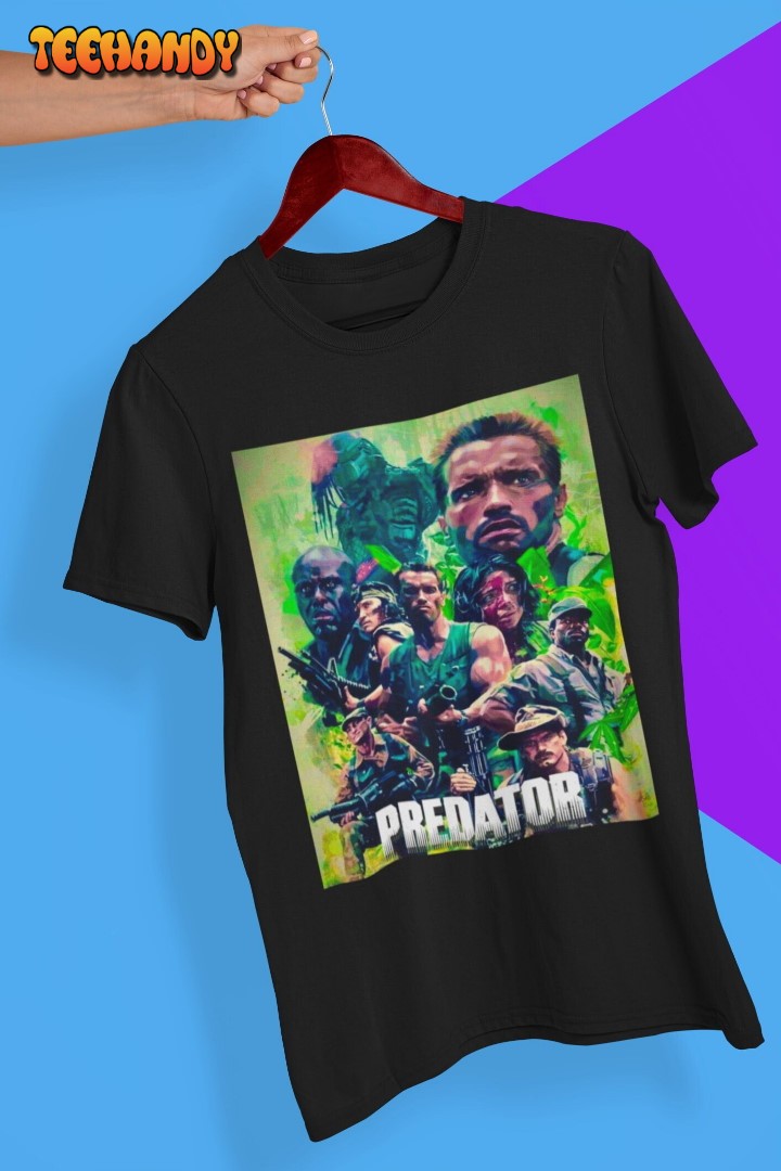 The Predator Soft T-Shirt, Predator Movie Poster Shirt, 80s Movie Nostalgia T Shirt