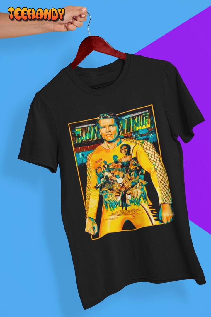 The Running Man Movie Poster Style 80s Movie Shirt