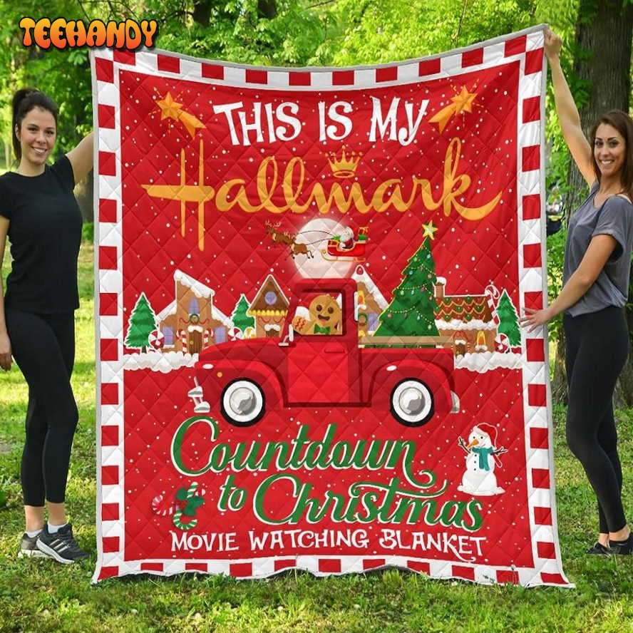 This Is My Hallmark Christmas Quilt, Christmas Blanket