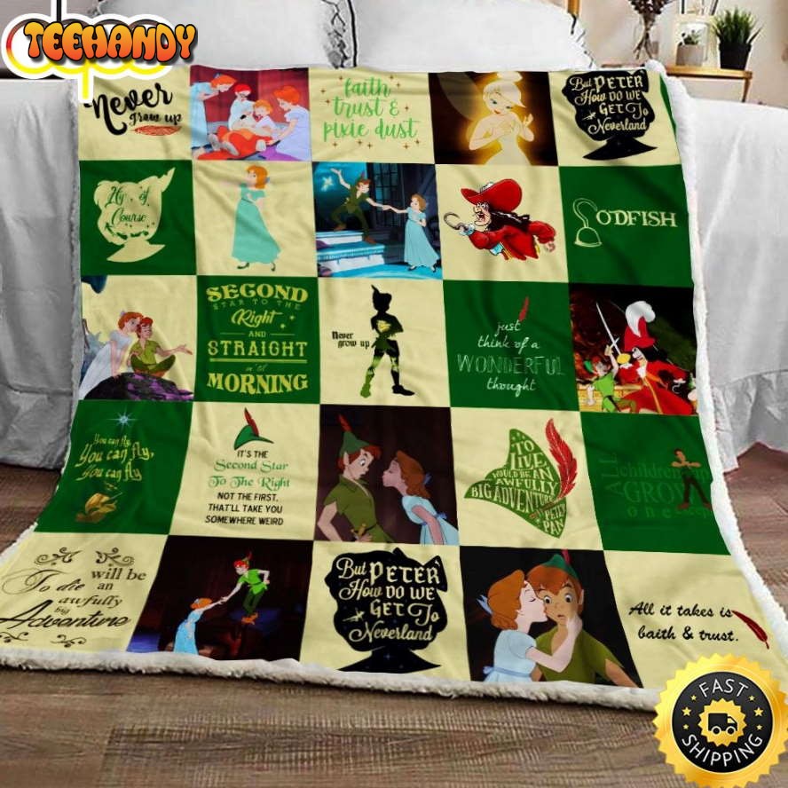 Tinker Bell Disney Blanket Gift For Fans Movie Disney