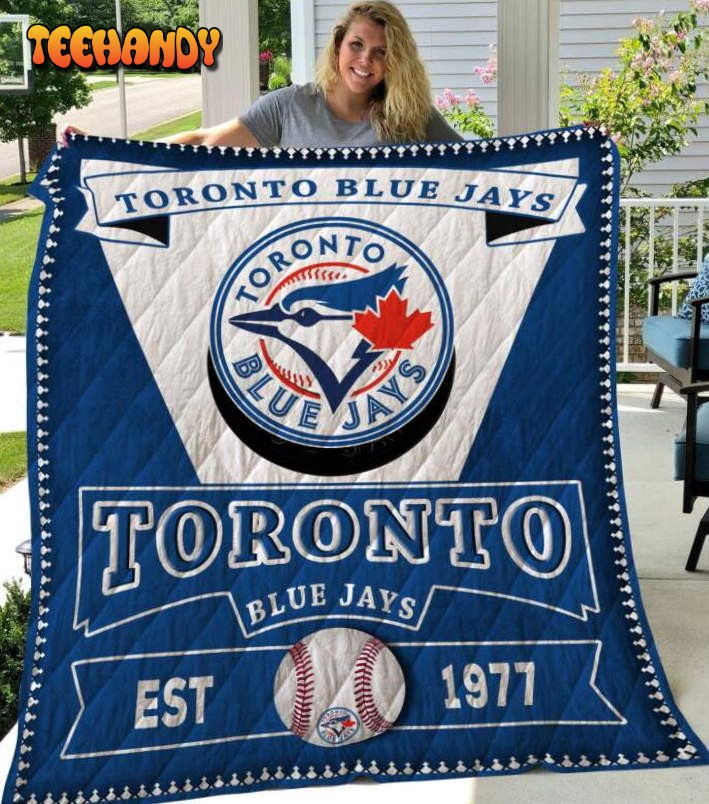 Toronto Blue 3D Customized Quilt Blanket