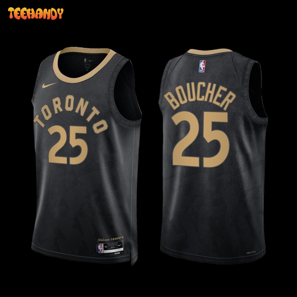 Toronto Raptors Chris Boucher 2022-23 City Edition Jersey Black