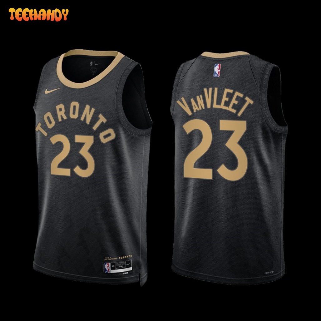 Toronto Raptors Fred VanVleet 2022-23 City Edition Jersey Black